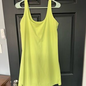 Old Navy Yellow Green Sleeveless Tank Mini Dress